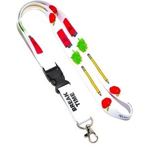 Porous Walker Breaktime Lanyard White - NWT
